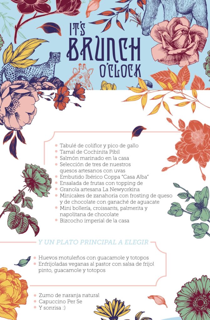 Menu Brunch Box - Al Baile La Temprana