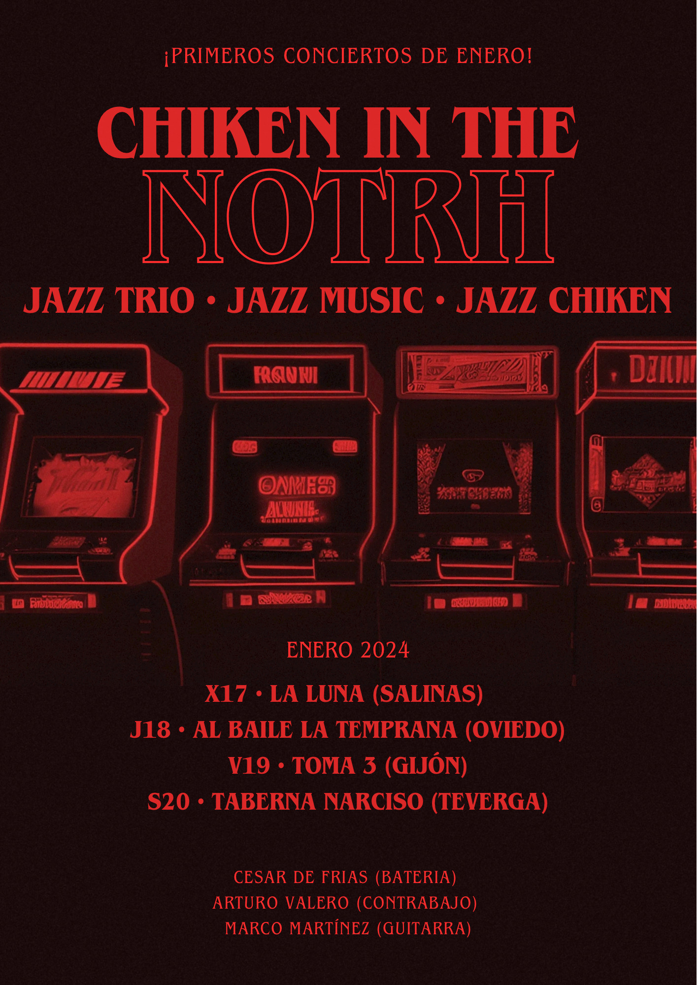 Jueves 18 de enero: Chicken In The North (Standards de Jazz y otras composiciones de autor)